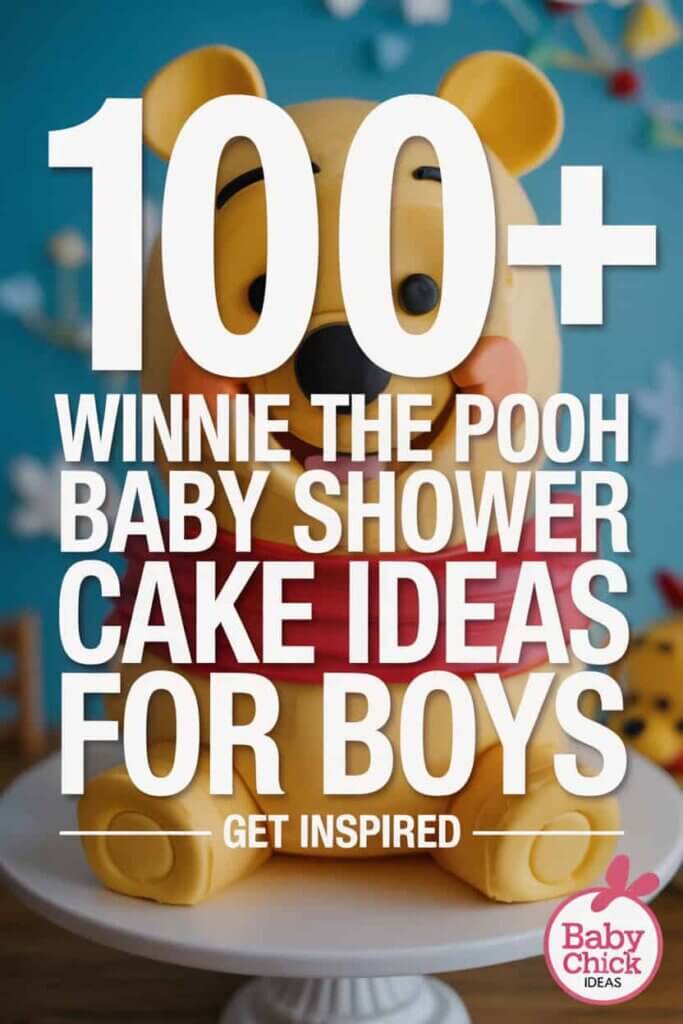 Winnie the Pooh Baby Shower Cake Ideas for Boys