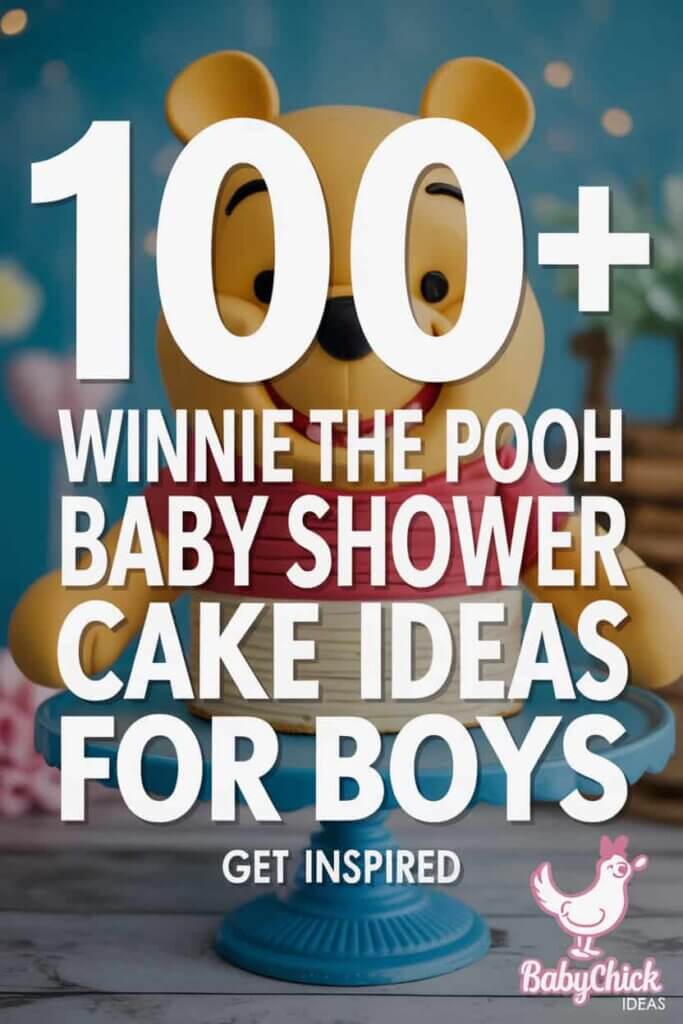 Winnie the Pooh Baby Shower Cake Ideas for Boys