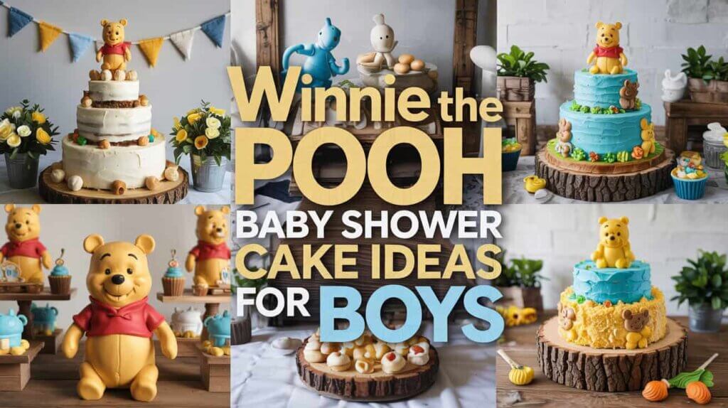 Winnie the Pooh Baby Shower Cake Ideas for Boys