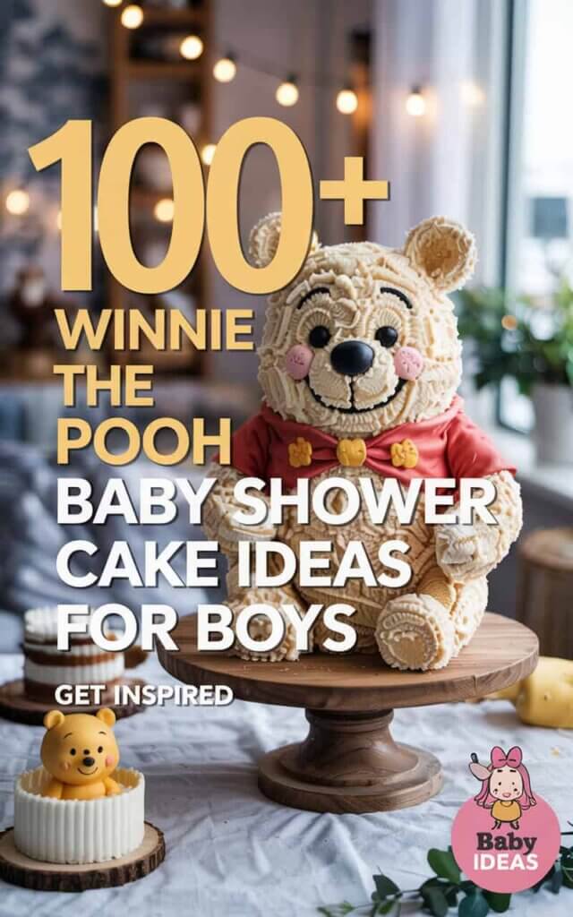 Winnie the Pooh Baby Shower Cake Ideas for Boys