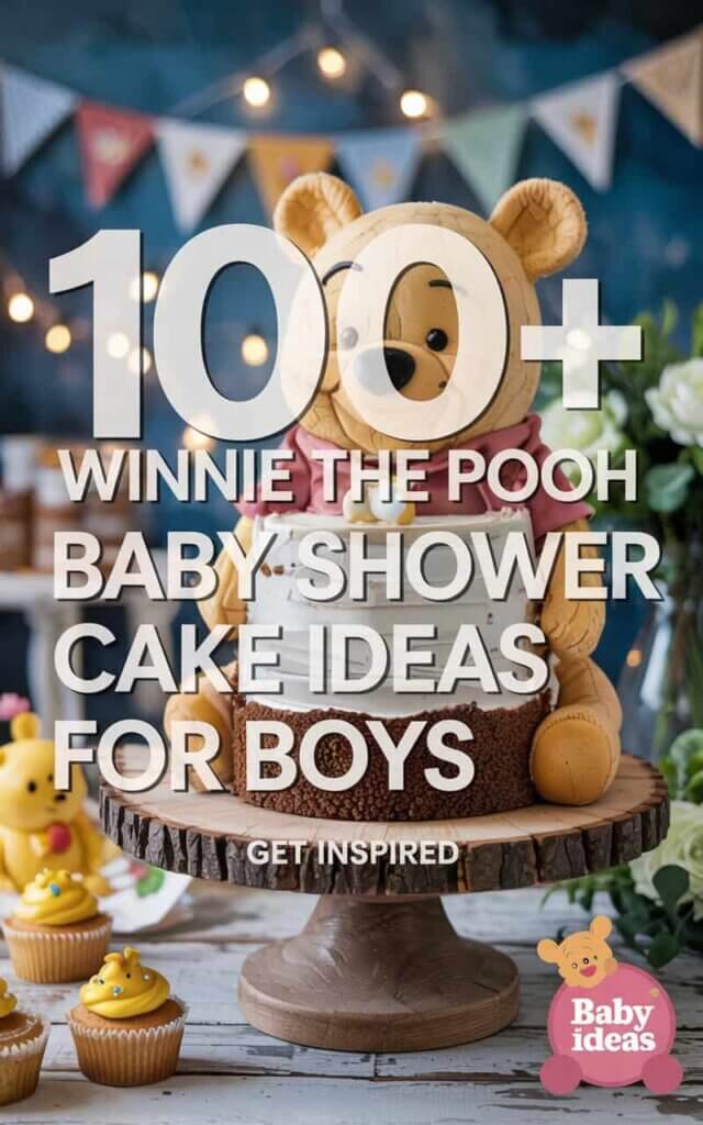 Winnie the Pooh Baby Shower Cake Ideas for Boys