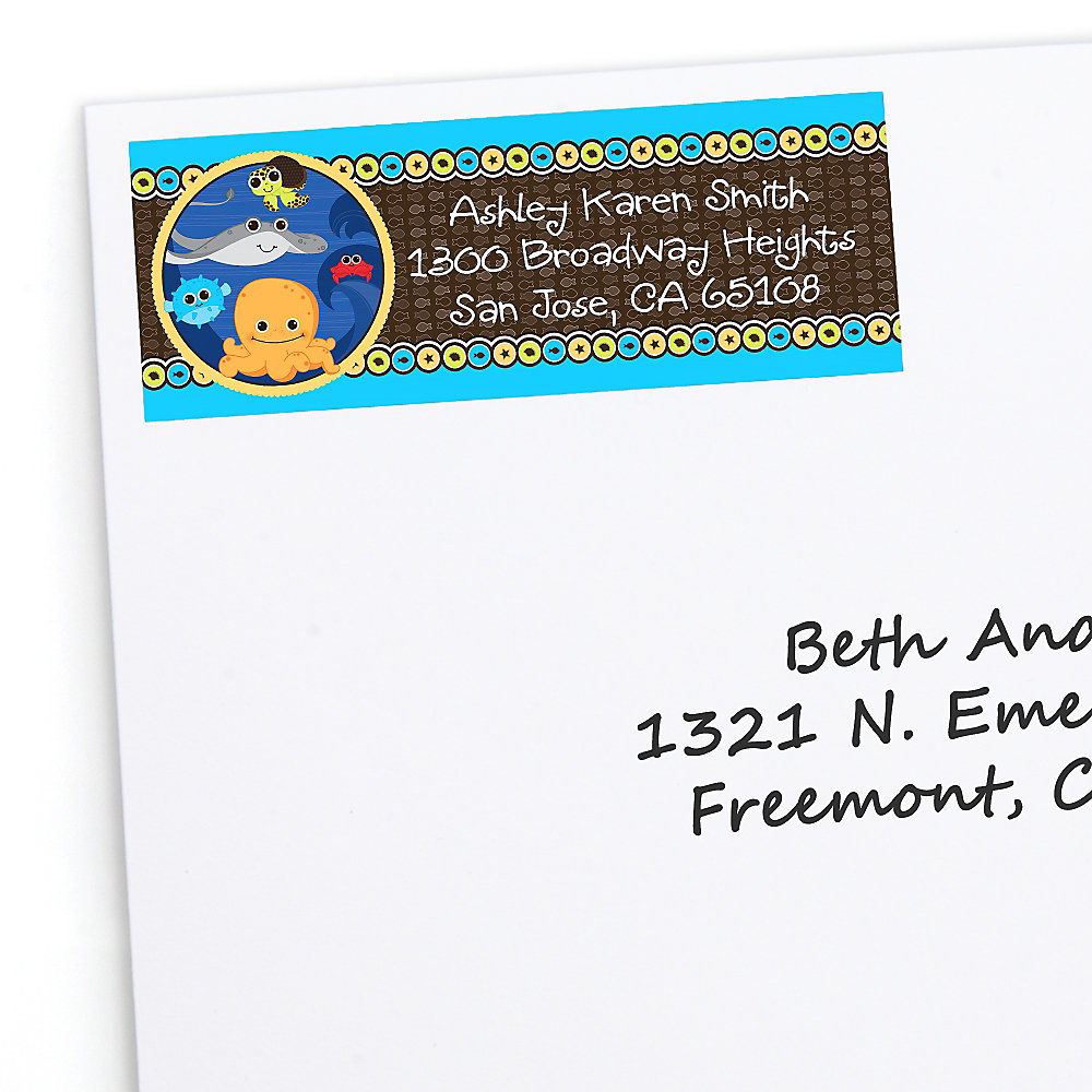 Sea-Critters-Baby-Shower-Address-Labels