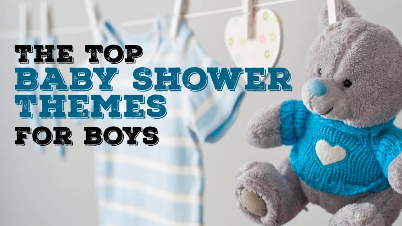 boy shower themes