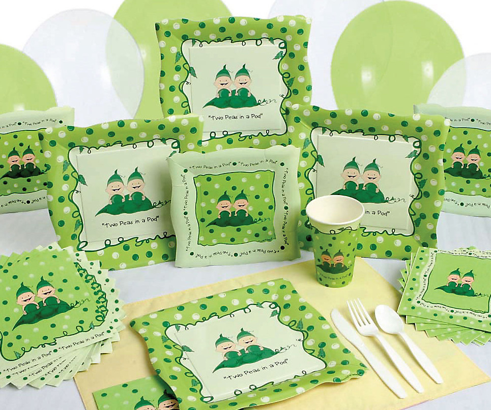 Two Peas In A Pod 16 Baby Shower Party Pack e1455152232153