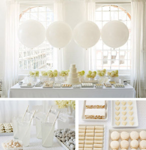 All White Baby Shower Ideas - Baby Ideas