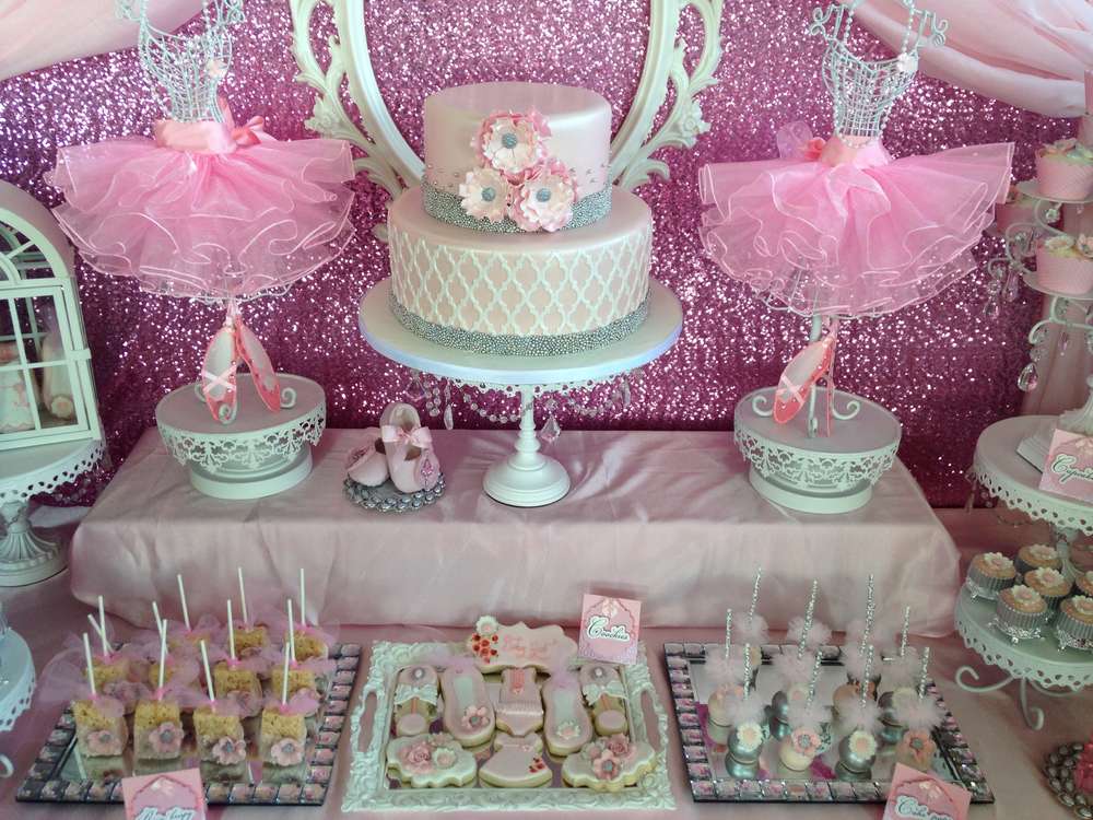 ballerina themed baby shower