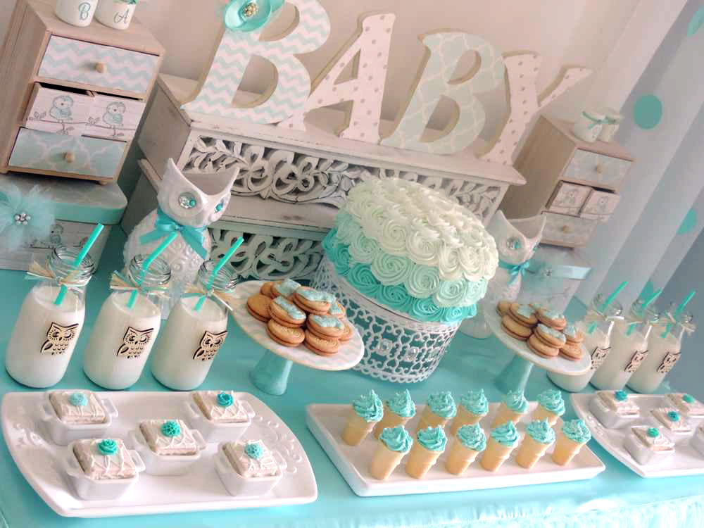 owl themed baby shower