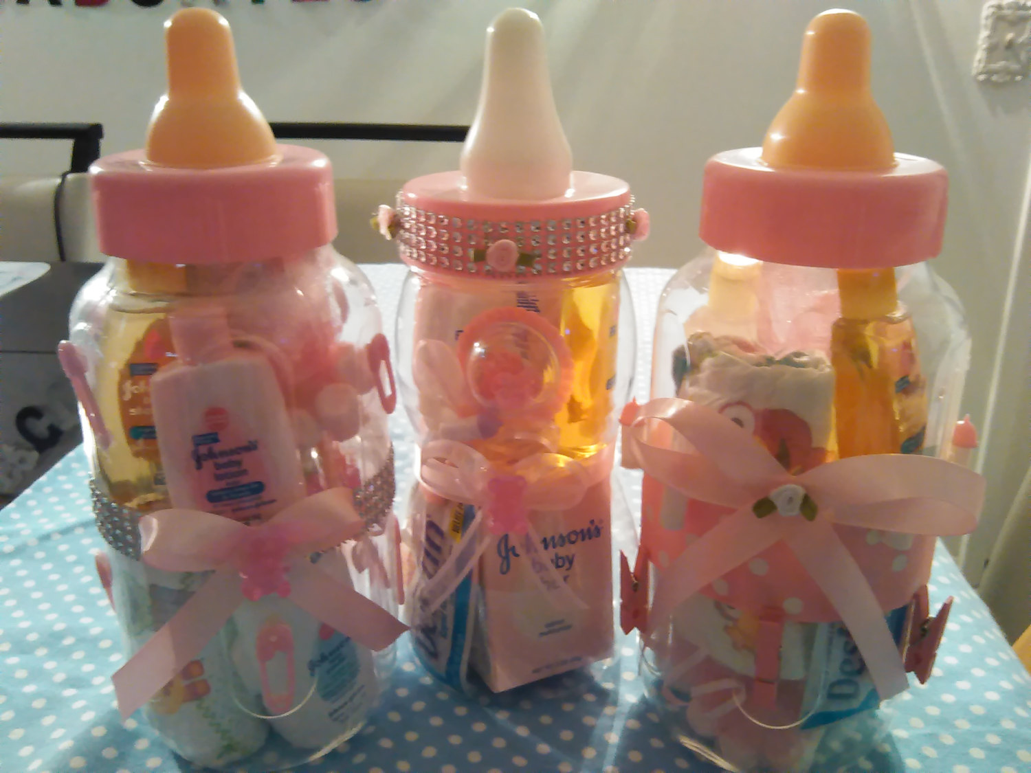 Filled Baby Bottles