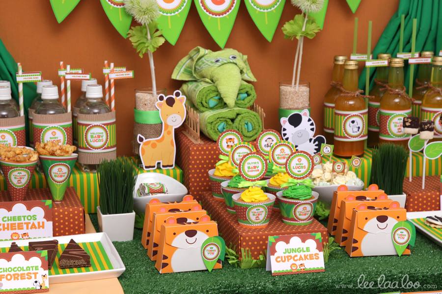 jungle theme decorations for baby shower