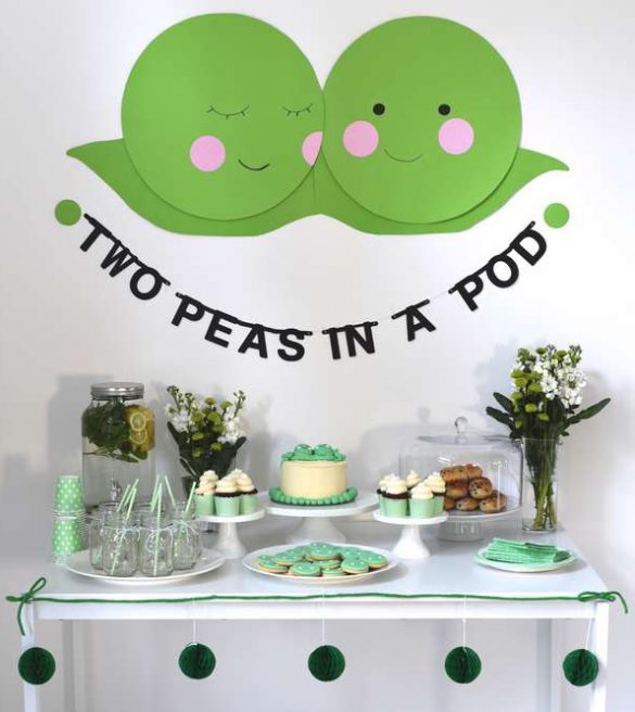 Two Peas in a Pod Baby Shower Ideas