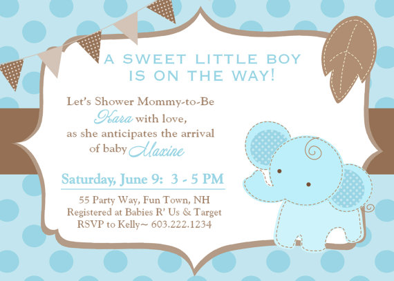 elephant invitation
