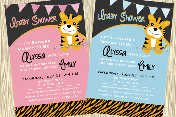 jungle invitation