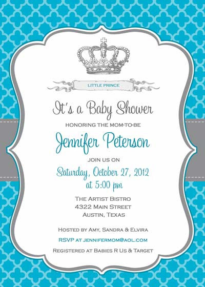 prince invitation
