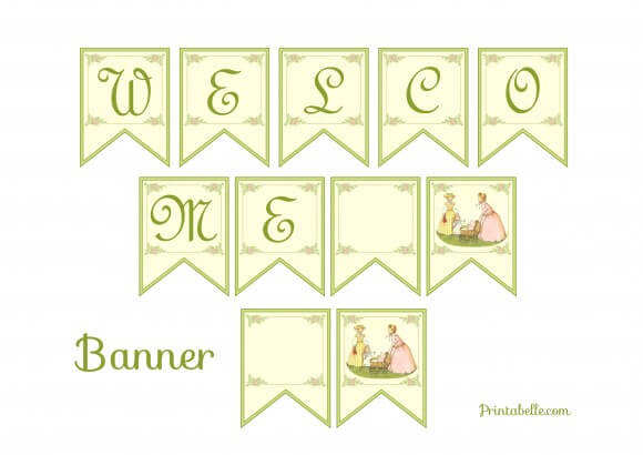 FREE Vintage Baby Shower Printables from Printabelle