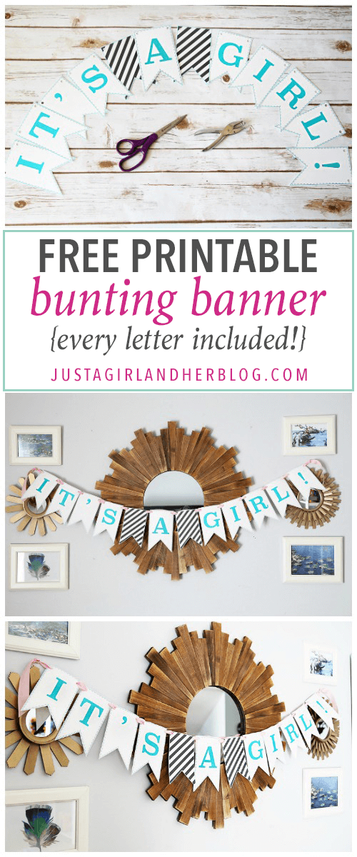 free printable bunting banner
