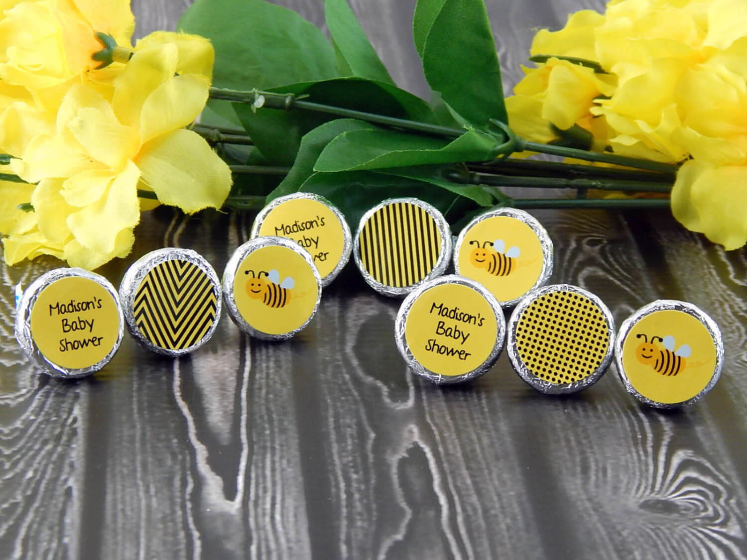 bumble bee party favors for baby shower