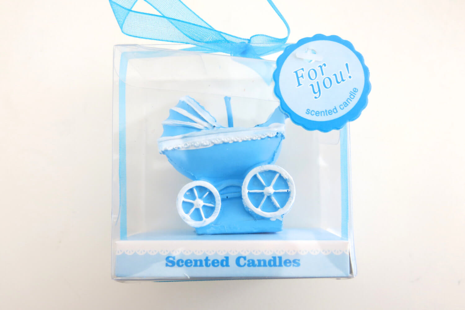 baby boy baby shower candle