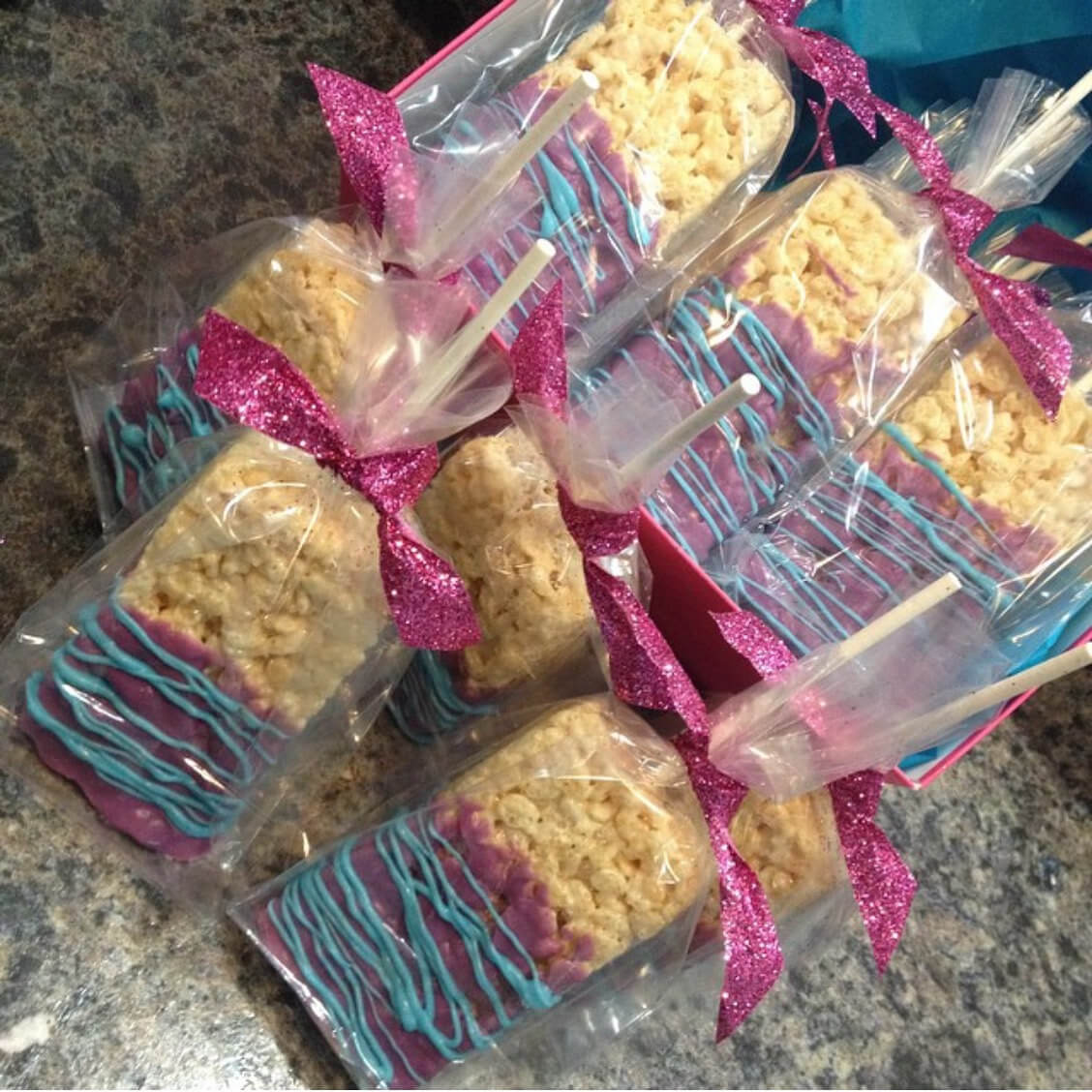 Rice Crispy Chocolate Pops