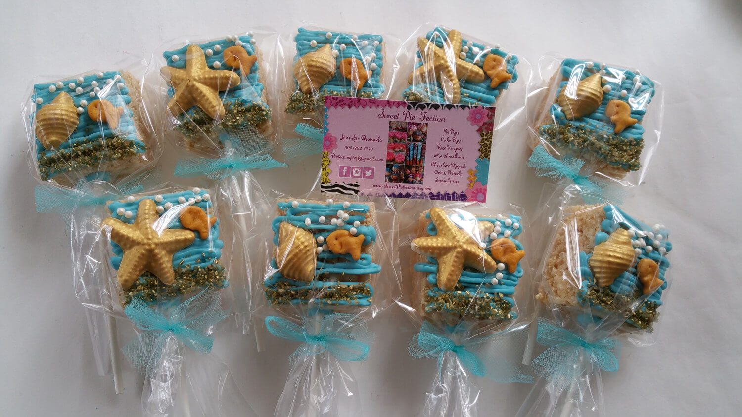 Sea Shell Rice Krispy Treats - Under the Sea