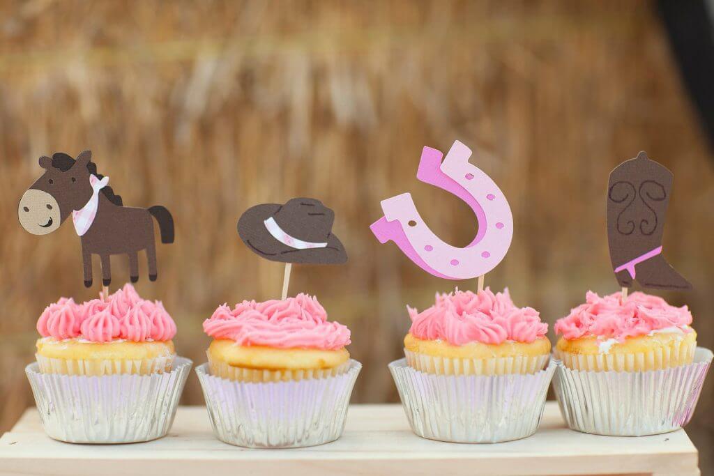 Cowgirl Cupcake toppers Set