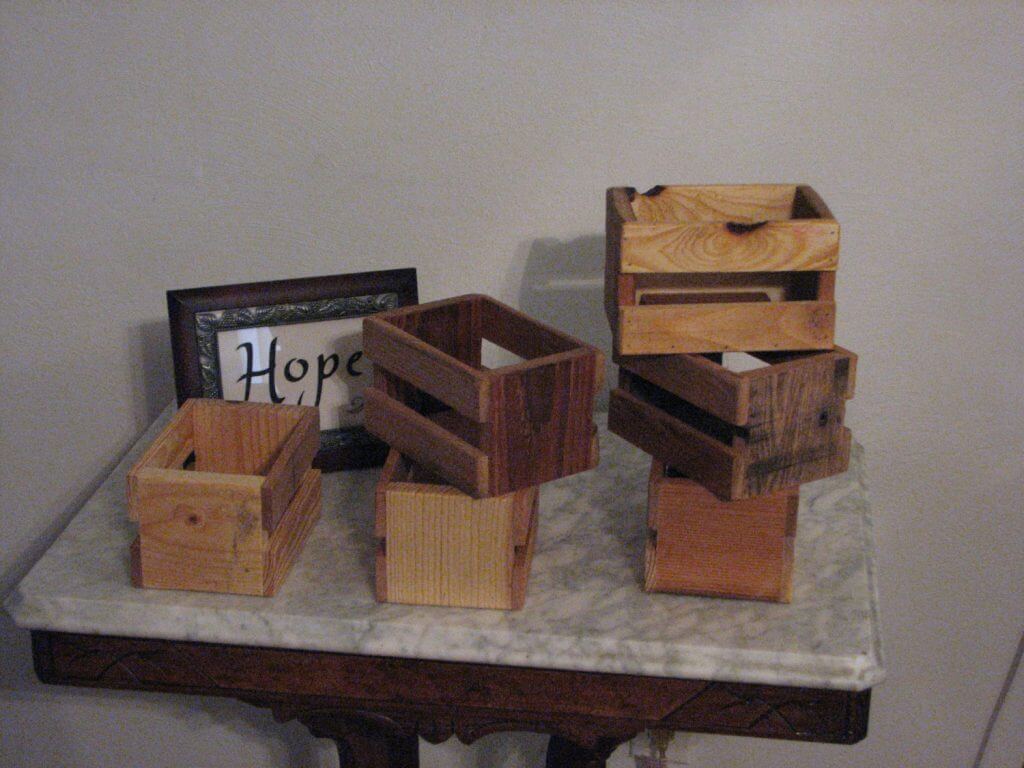 Small Rustic Crate 20 Pack