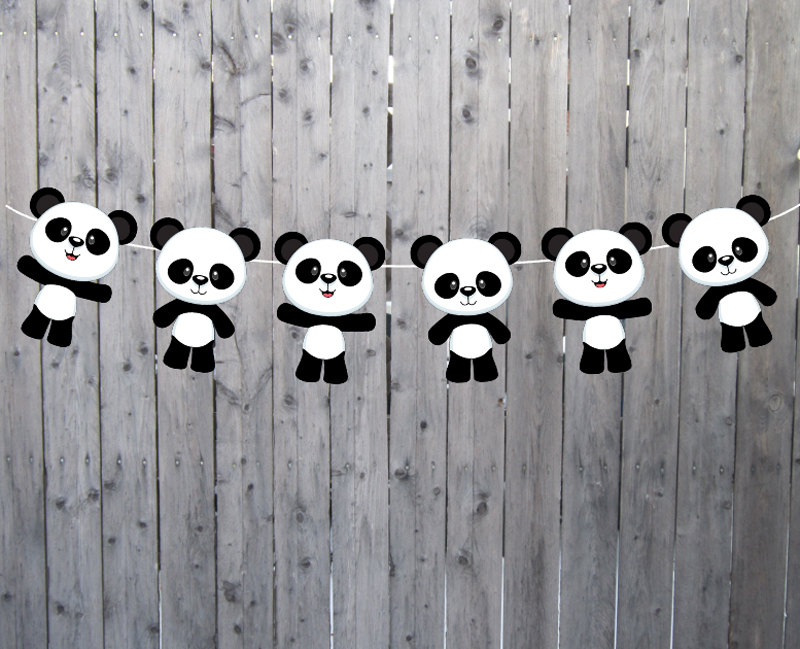 Panda Bear Banner,