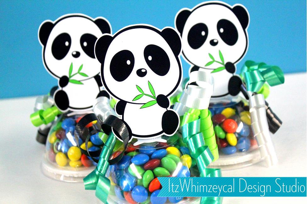 Panda Party Favors Candy Container