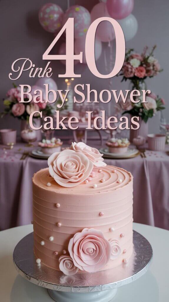 40 Pink Baby Shower Cake Ideas